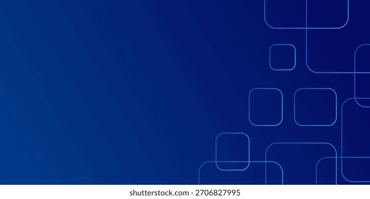Fondo azul Abstractas con patrones de línea cuadrada geométrica ilustración de Vector