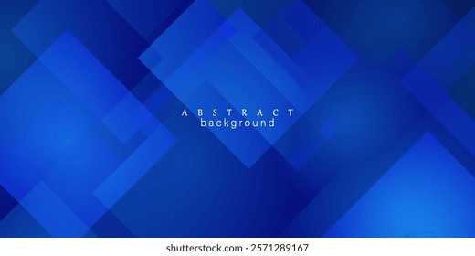 Abstract blue background. Geometric triangle background. Hexagon pattern. Vector background.