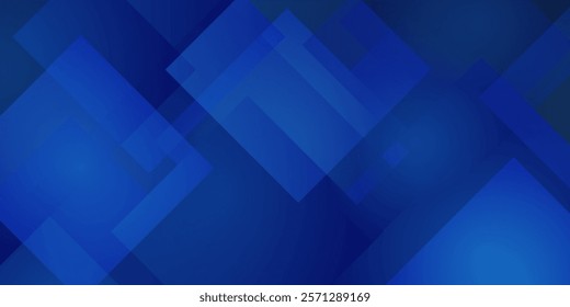 Abstract blue background. Geometric triangle background. Hexagon pattern. Vector background.