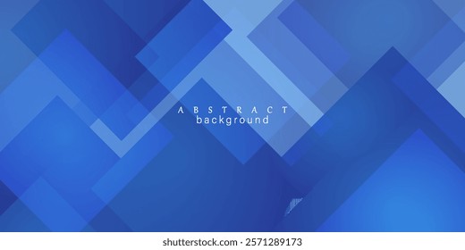 Abstract blue background. Geometric triangle background. Hexagon pattern. Vector background.