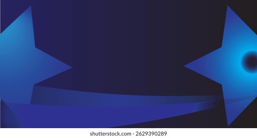 Abstractas fondo azul. Fondo de triángulo geométrico. Patrón hexagonal. Vector de fondo.
