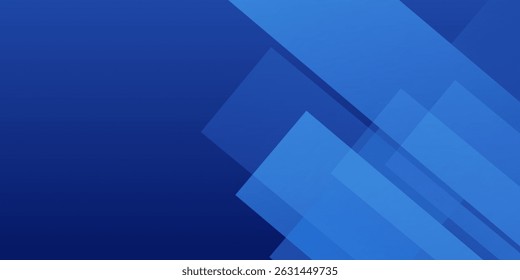 Abstract blue background. Geometric triangle background. 
