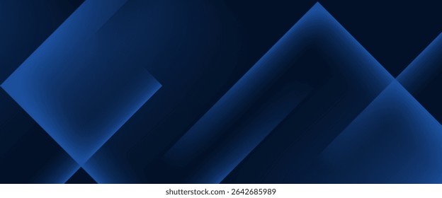 Abstrakter blauer Hintergrund. Geometrischer Dreieck-Hintergrund. Sechseckmuster. Vektorhintergrund.