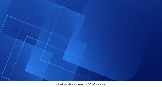 Abstract blue background. Geometric triangle background. 