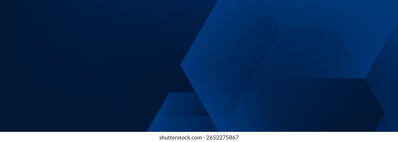 Fundo azul abstrato. Fundo do triângulo geométrico. Padrão hexágono. 