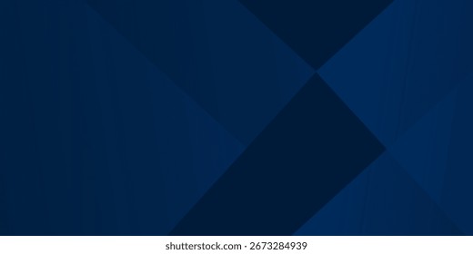 Abstrakter blauer Hintergrund. Geometrischer Dreieck-Hintergrund. Sechseckmuster. eps10. Modern