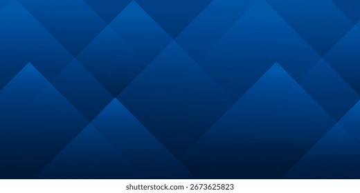 Abstrakter blauer Hintergrund. Geometrischer Dreieck-Hintergrund. Sechseckmuster.