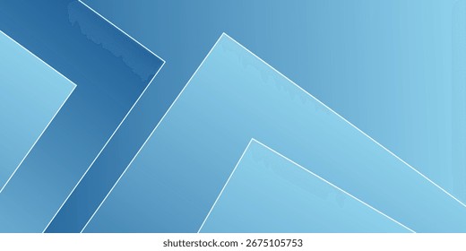 Abstract blue background. Geometric triangle background modern