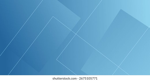 Abstract blue background. Geometric triangle background modern