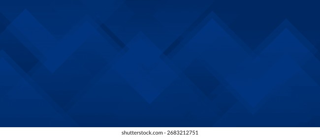 Abstrakter blauer Hintergrund. Geometrischer Dreieck-Hintergrund. Sechseckmuster. Vektorhintergrund