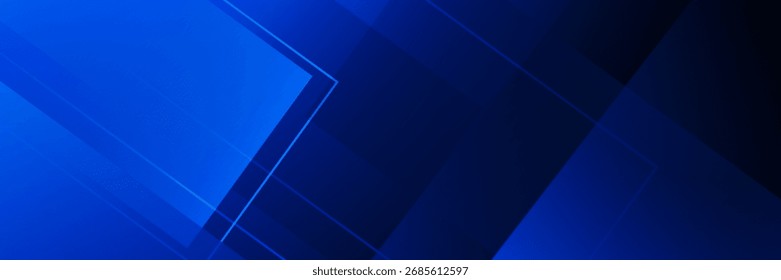 Fundo azul abstrato. Fundo do triângulo geométrico. 