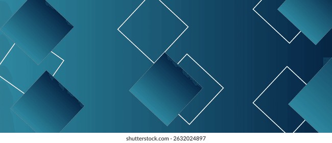 Fondo azul abstracto con velocidad de flecha brillante. Diseño moderno de líneas geométricas azules brillantes. Tecnología de Vector