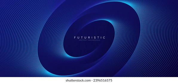 Vector Futuristic curved 