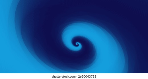 Abstract blue background with glowing curved lines. Shiny blue swirl curve lines design. Spiral lines. Geometric oval pattern. Futuristic technology concep