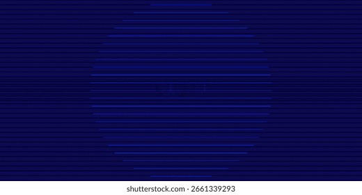 Fondo azul Abstractas con líneas curvas brillantes. Diseño de líneas de curva de remolino azul brillante. Líneas en espiral. Patrón oval geométrico. Concepto de tecnología futurista. Ilustración vectorial