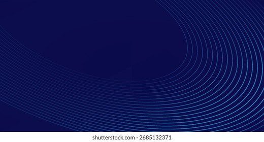 Abstract blue background with glowing curved lines. light line good simple art nice pattern texture curve round old