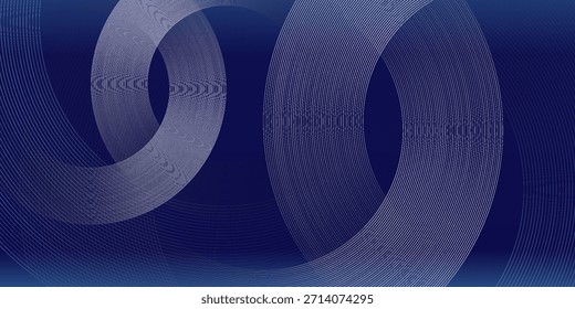 Abstract blue background with glowing curved lines. Shiny blue swirl curve lines design. Spiral lines. Geometric oval pattern. Vector illustration 10 EPS