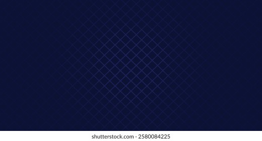 Abstract blue background with blue glowing diagonal geometric lines. Modern shiny blue rounded rectangle lines pattern. Minimalist graphic design. Futuristic technology concept
