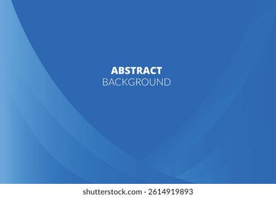 Abstract blue background with blue glowing diagonal wave lines. Modern geometric lines pattern.