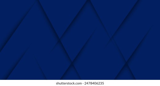 Abstract blue background with glowing geometric lines. Modern blue gradient square shape design. Futuristic technology concept. Suit for brochure, corporate, website, poster, arts modern blue