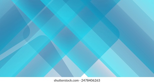 Abstract blue background with glowing geometric lines. Modern blue gradient square shape design. Futuristic technology concept. Suit for brochure, corporate, website, poster, arts shape