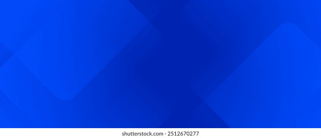 Abstract blue background with glowing geometric lines. Modern blue gradient square shape design. Futuristic technology concept. Suit for brochure, corporate, website, poster, banner, cover modern