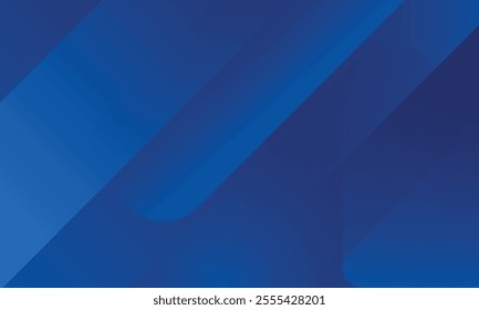 Abstract blue background with glowing geometric lines. Modern blue gradient square shape design. Futuristic technology concept. Suit for brochure, corporate, website, poster. Vector Illustration