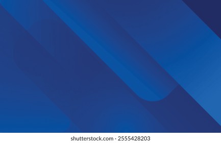 Abstract blue background with glowing geometric lines. Modern blue gradient square shape design. Futuristic technology concept. Suit for brochure, corporate, website, poster. Vector EPS 10