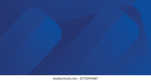 Abstract blue background with glowing geometric lines. Modern blue gradient square shape design. Futuristic technology concept. Suit for brochure, corporate, website, poster, banner