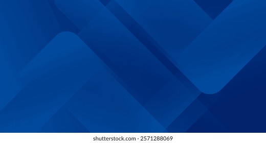 Abstract blue background with glowing geometric lines. Modern blue gradient square shape design. Futuristic technology concept. Suit for brochure, corporate, website, poster, cover modern. eps 10