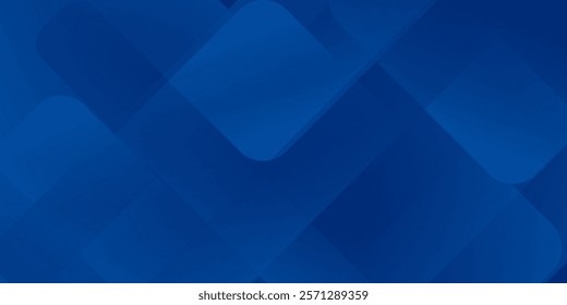 Abstract blue background with glowing geometric lines. Modern blue gradient square shape design. Futuristic technology concept. Suit for brochure, corporate, website, poster, cover modern. eps 10