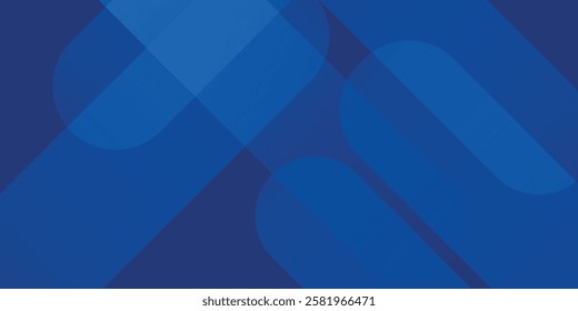 Abstract blue background with glowing geometric lines. Modern blue gradient square shape design. Futuristic technology concept. Suit for brochure, corporate, website, poster, banner, cover modern
