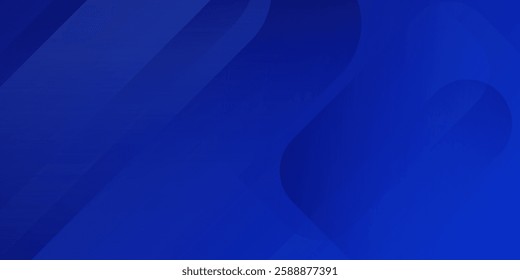 Abstract blue background with glowing geometric lines. Modern blue gradient square shape design. Futuristic technology concept. Suit for brochure, corporate, website, poster, banner, cover modern