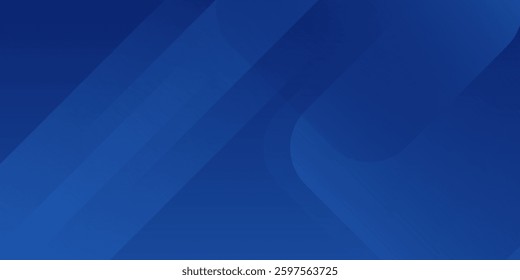 Abstract blue background with glowing geometric lines. Modern blue gradient square shape design. Futuristic technology concept. Suit for brochure, corporate, website, poster, banner, cover modern