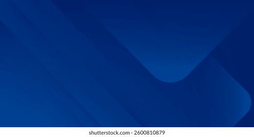 Abstract blue background with glowing geometric lines. Modern blue gradient square shape design. Futuristic technology concept. Suit for brochure, corporate, poster, banner, cover modern. eps 10