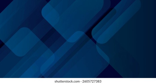 Abstract blue background with glowing geometric lines. Modern blue gradient square shape design. Futuristic technology modern concept. Suit for brochure, corporate, website, poster, banner, cover 