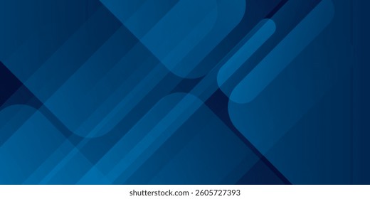 Abstract blue background with glowing geometric lines. Modern blue gradient square shape design. Futuristic technology modern concept. Suit for brochure, corporate, website, poster, banner, cover 