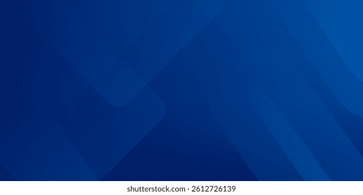 Abstract blue background with glowing geometric lines. Modern blue gradient square shape design. Futuristic technology concept. Suit for brochure, corporate, website, poster, banner, cover modern