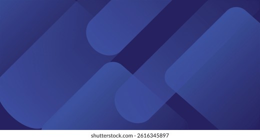 Abstract blue background with glowing geometric lines. Modern blue gradient square shape design. Futuristic technology concept. Suit for brochure, corporate, website, poster, banner, cover modern