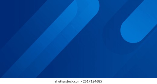 Abstract blue background with glowing geometric lines. Modern blue gradient square shape design simple