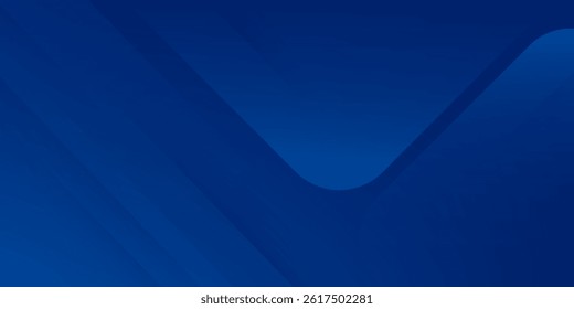 Abstract blue background with glowing geometric lines. Modern blue gradient square shape design. Futuristic technology concept. Suit for brochure, corporate, poster, banner, cover modern. eps 10