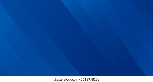 Abstract blue background with glowing geometric lines. Modern blue gradient square shape design. Futuristic technology concept. Suit for brochure,