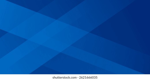 Abstract blue background with glowing geometric lines. Modern blue gradient square shape design. Futuristic technology concept. Suit for brochure,