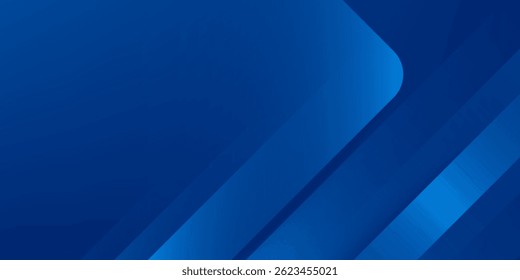 Fondo azul Abstractas con líneas geométricas brillantes. Diseño moderno de forma cuadrada degradada azul. Concepto de tecnología futurista. Traje para el folleto, corporativo, Sitio web, cartel, Anuncio, cubierta moderna