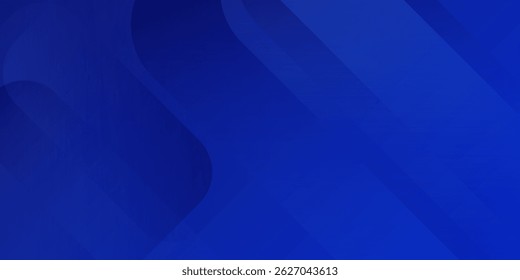 Abstract blue background with glowing geometric lines. Modern blue gradient square shape design. Futuristic technology concept. modern trendy design in Vector Illustration