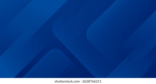 Abstract blue background with glowing geometric lines. Modern blue gradient square shape design. Futuristic technology concept. Suit for brochure, corporate, website, poster, banner, cover modern