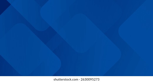 Abstract blue background with glowing geometric lines. Modern blue gradient square shape design. Futuristic technology concept. Suit for brochure, corporate, website, poster, banner, cover modern
