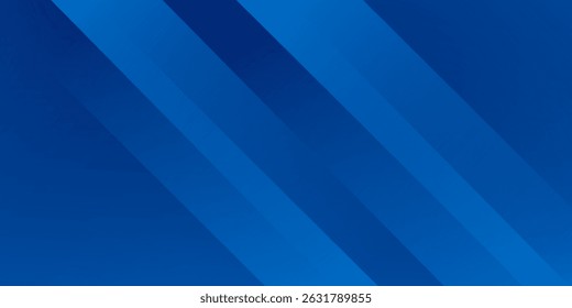Abstract blue background with glowing geometric lines. Modern blue gradient square shape design. Futuristic technology concept. Suit for brochure,