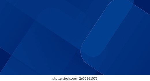 Abstract blue background with glowing geometric lines. Modern blue gradient square shape design. Futuristic technology concept. Suit for brochure, corporate, website, poster, banner, cover modern