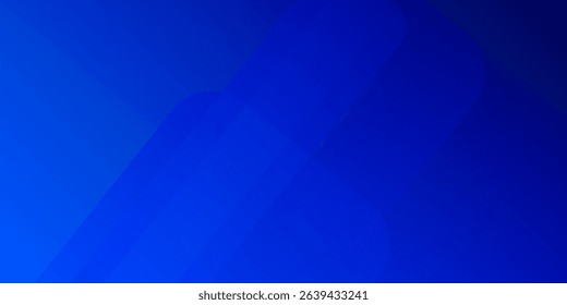Abstract blue background with glowing geometric lines. Modern blue gradient square shape design